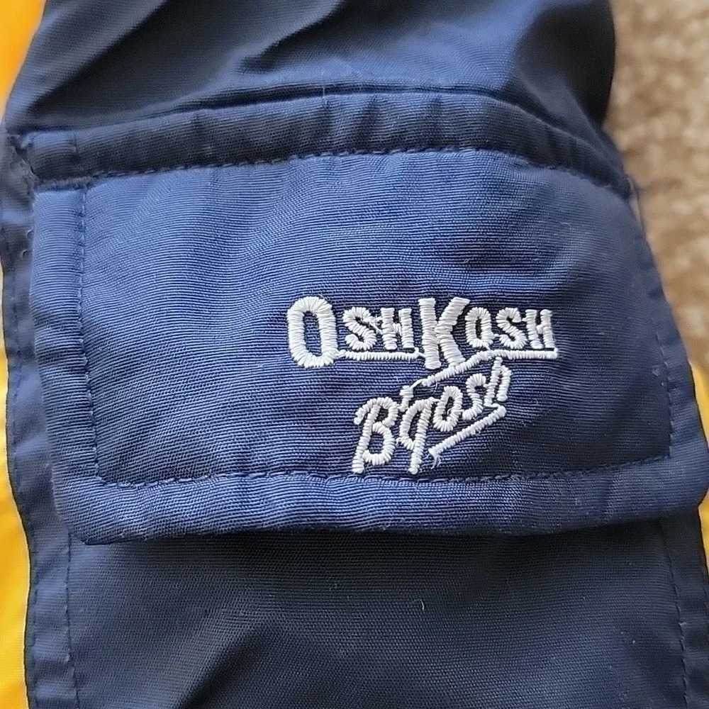 Osh Kosh Yellow and Navy Blue Winter Coat Size 2T